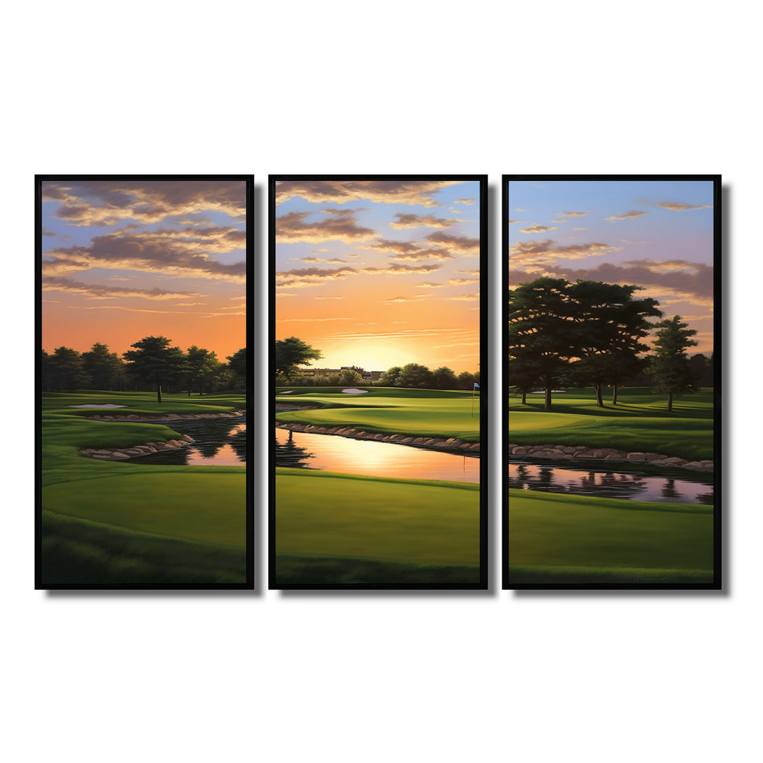 Golf Dawn On The Put II - Multi-Panels