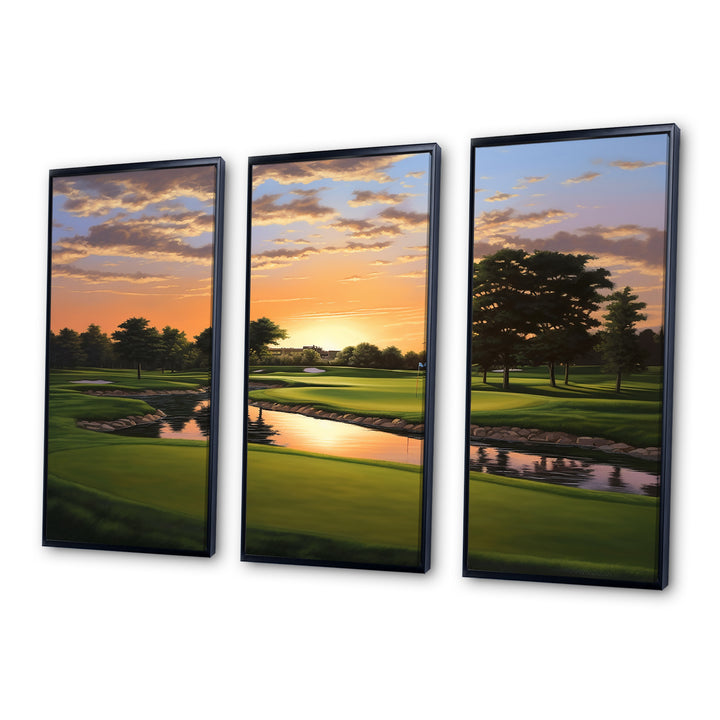 Golf Dawn On The Put II - Multi-Panels