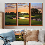 Golf Dawn On The Put II - Multi-Panels