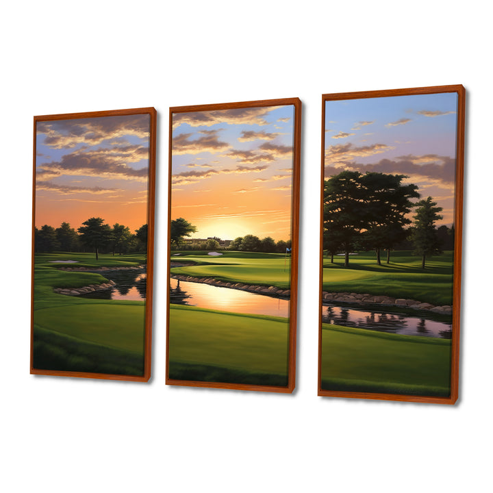 Golf Dawn On The Put II - Multi-Panels