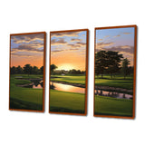 Golf Dawn On The Put II - Multi-Panels