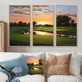 Golf Dawn On The Put II - Multi-Panels