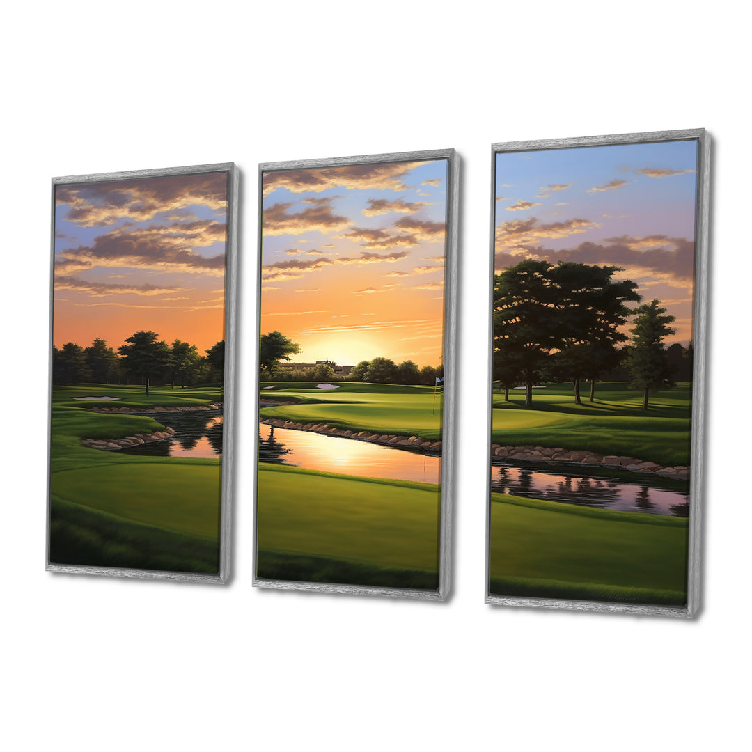 Golf Dawn On The Put II - Multi-Panels