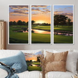 Golf Dawn On The Put II - Multi-Panels