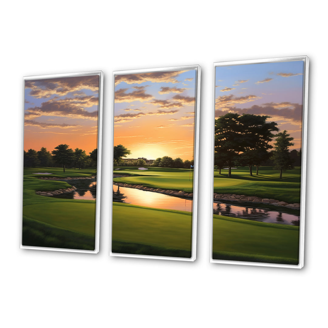 Golf Dawn On The Put II - Multi-Panels