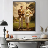 Vintage Timeless Golf - Golf Canvas Wall Art