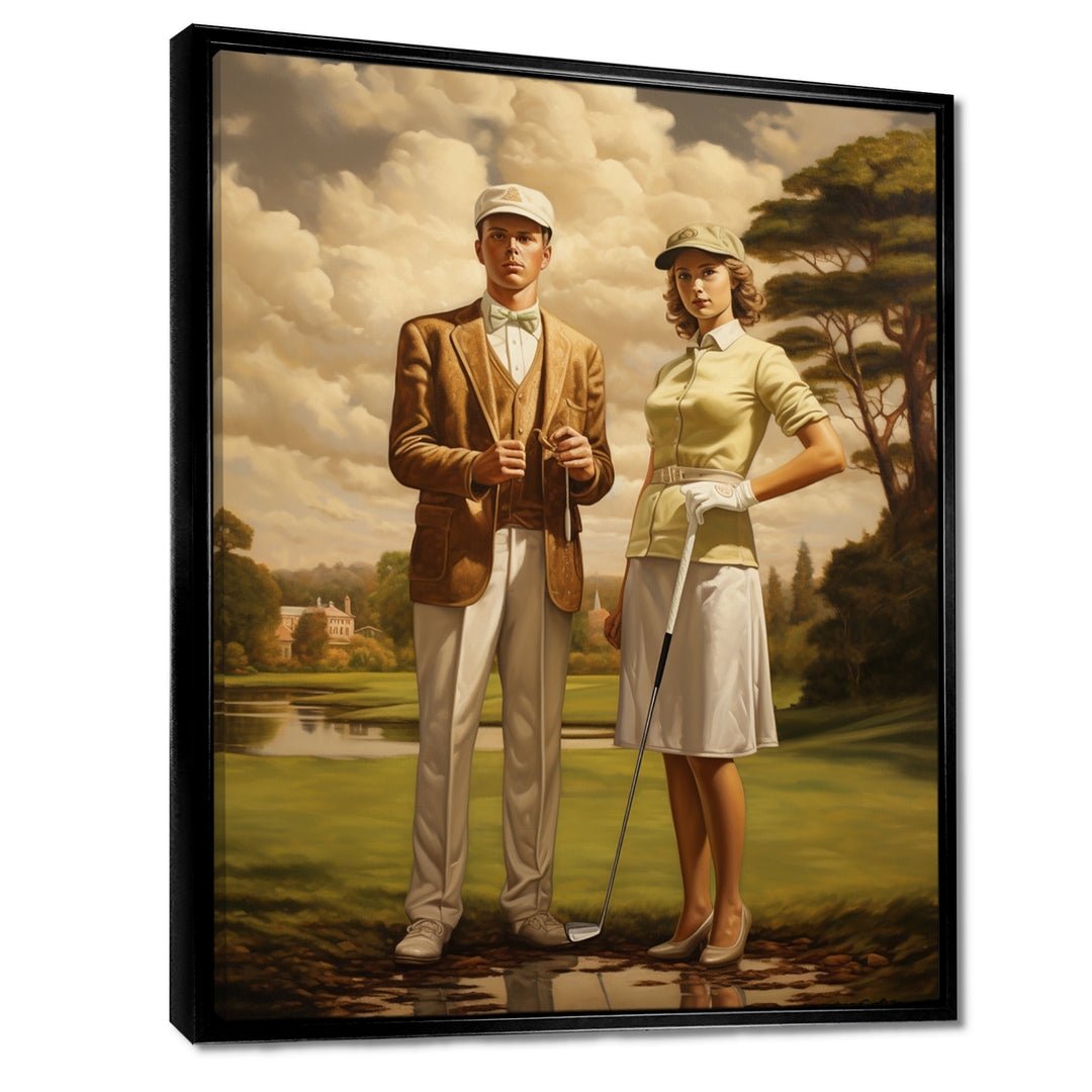 Vintage Timeless Golf - Golf Canvas Wall Art