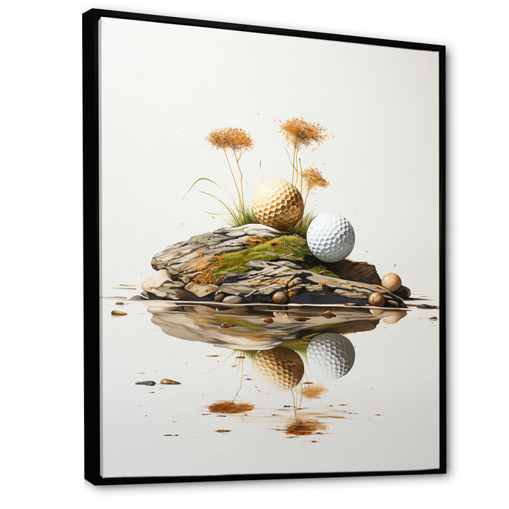 Minimalism Golf Tees I - Golf Canvas Wall Art