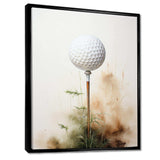 Minimalism Golf Tees IX - Sports Canvas Wall Art