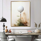 Minimalism Golf Tees IX - Sports Canvas Wall Art