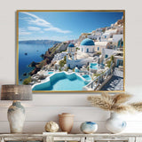 Greece Santorini Dreams I - Landscapes Canvas Wall Art