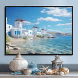 Greece Serenity In Mykonos - Landscapes Canvas Wall Art