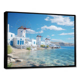 Greece Serenity In Mykonos - Landscapes Canvas Wall Art