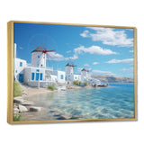 Greece Serenity In Mykonos - Landscapes Canvas Wall Art