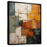 Hardedge Art Earthy Euphony I - Abstract Canvas Wall Art