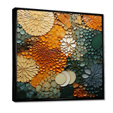 Hardedge Art Earthy Euphony VI - Abstract Canvas Wall Art