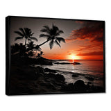 Hawaii Sunset Serenade I - Landscapes Canvas Wall Art