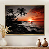 Hawaii Sunset Serenade I - Landscapes Canvas Wall Art