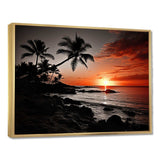 Hawaii Sunset Serenade I - Landscapes Canvas Wall Art