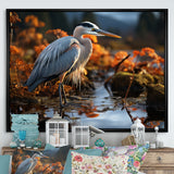Heron Reflections Of Grace - Heron Home Decor Art