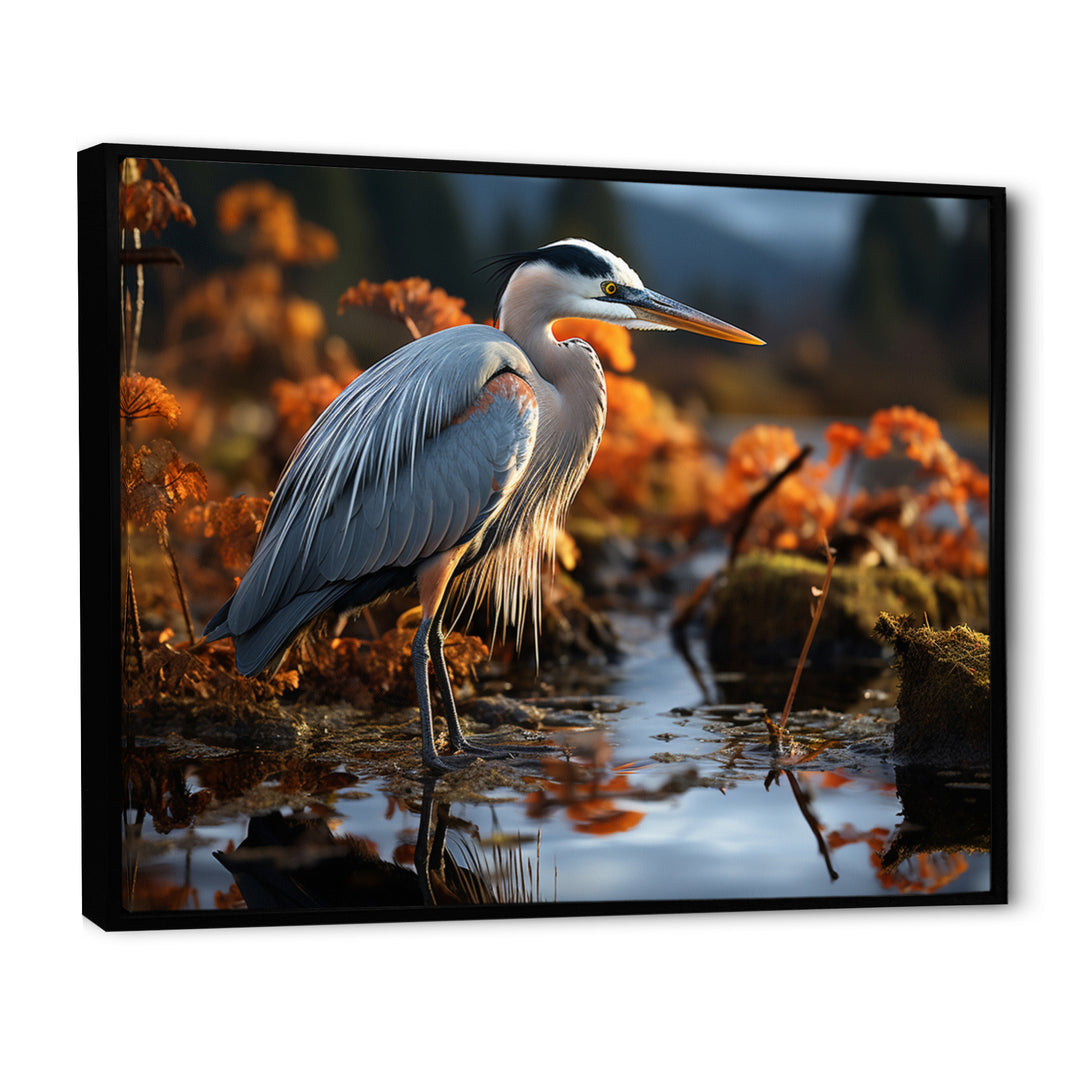 Heron Reflections Of Grace - Heron Home Decor Art