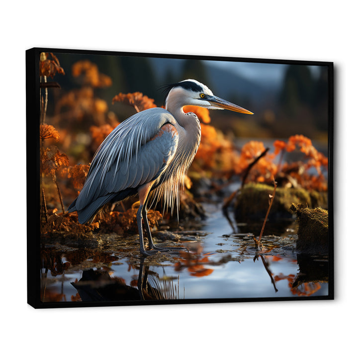 Heron Reflections Of Grace - Heron Home Decor Art