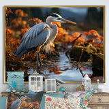 Heron Reflections Of Grace - Heron Home Decor Art