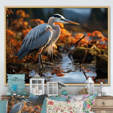 Heron Reflections Of Grace - Heron Home Decor Art