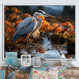 Heron Reflections Of Grace - Heron Home Decor Art