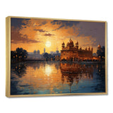 Hinduisim Golden Temple II - Spiritual Canvas Wall Art