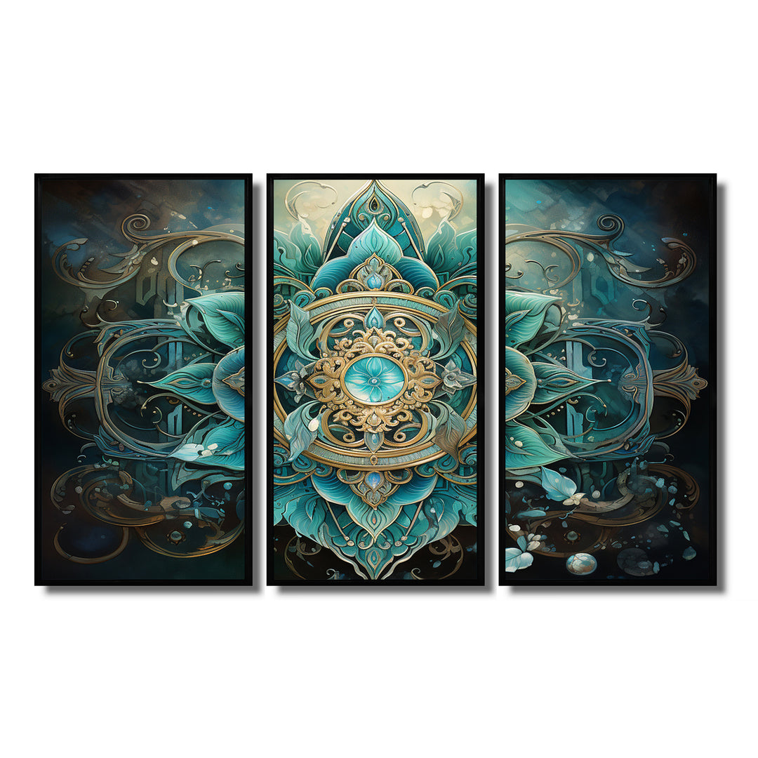 Hinduisim Sacred Om Symbol - Multi-Panels