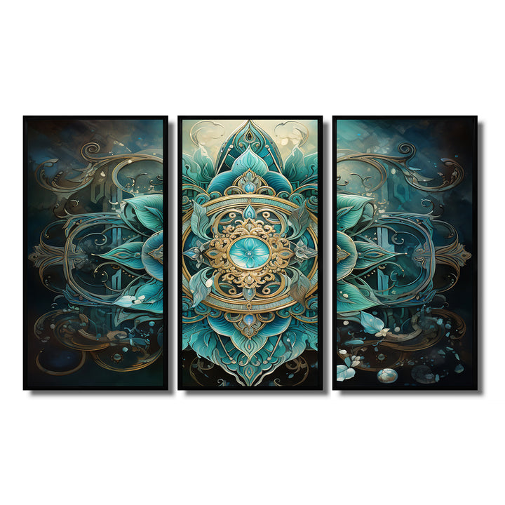 Hinduisim Sacred Om Symbol - Multi-Panels