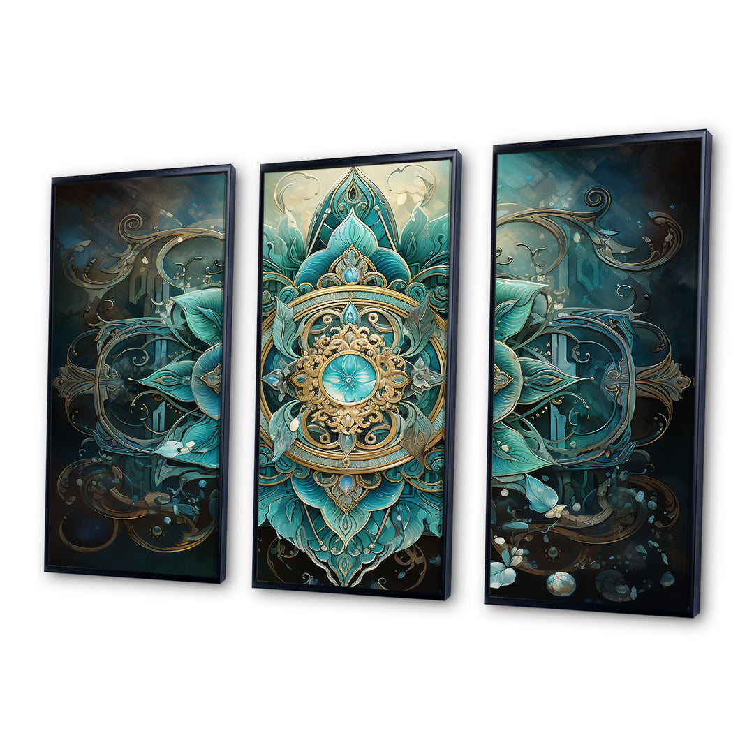 Hinduisim Sacred Om Symbol - Multi-Panels