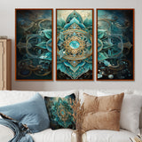 Hinduisim Sacred Om Symbol - Multi-Panels