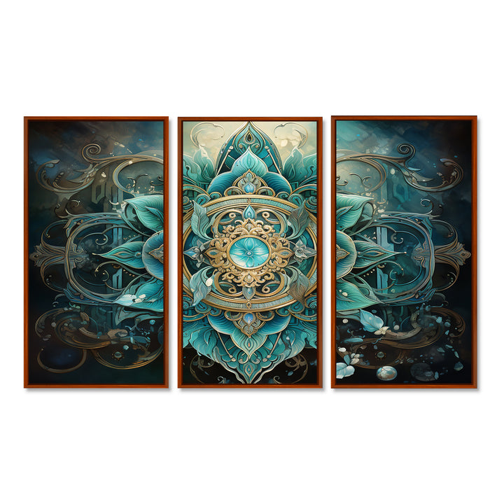 Hinduisim Sacred Om Symbol - Multi-Panels