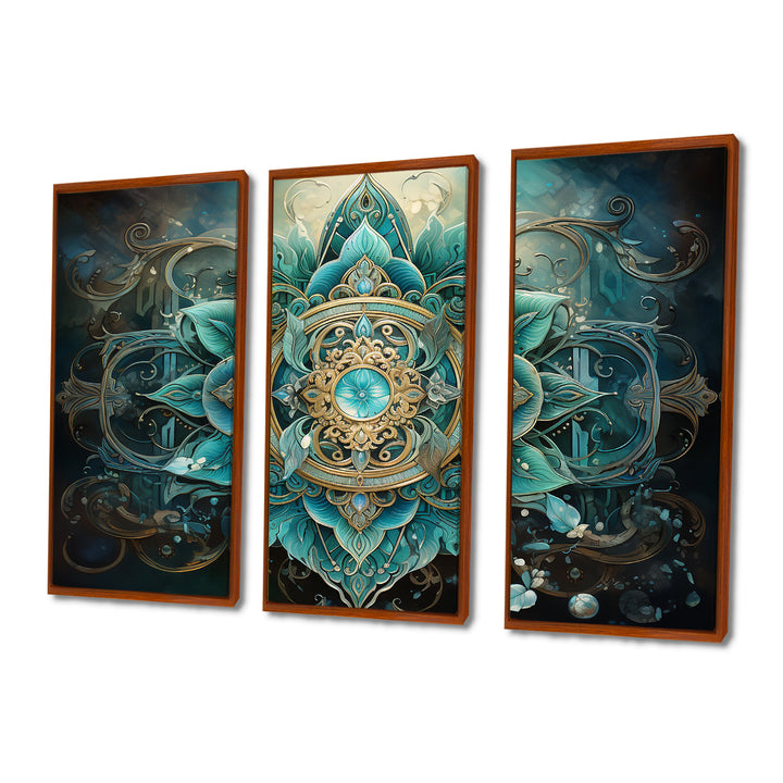 Hinduisim Sacred Om Symbol - Multi-Panels