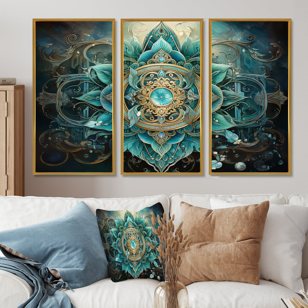 Hinduisim Sacred Om Symbol - Multi-Panels