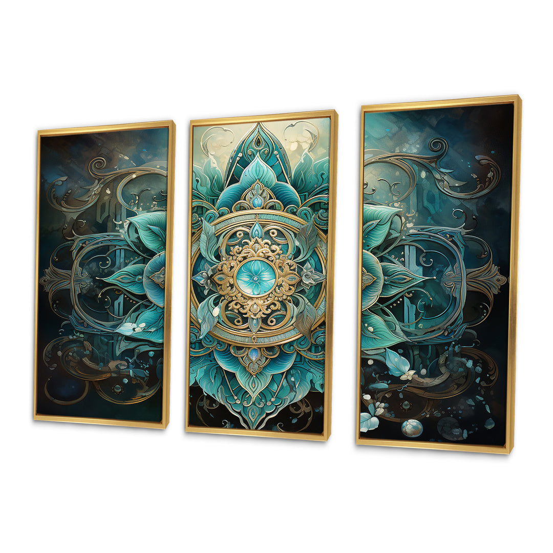 Hinduisim Sacred Om Symbol - Multi-Panels