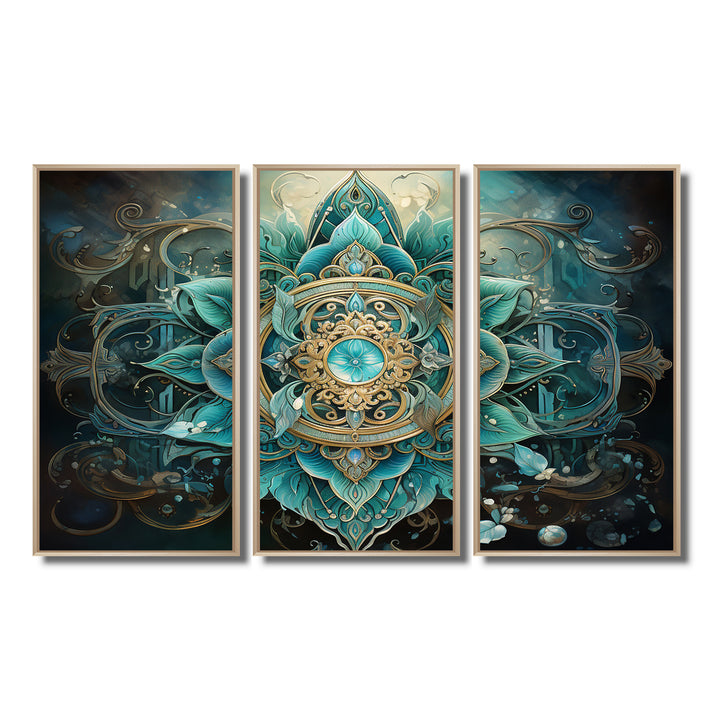 Hinduisim Sacred Om Symbol - Multi-Panels