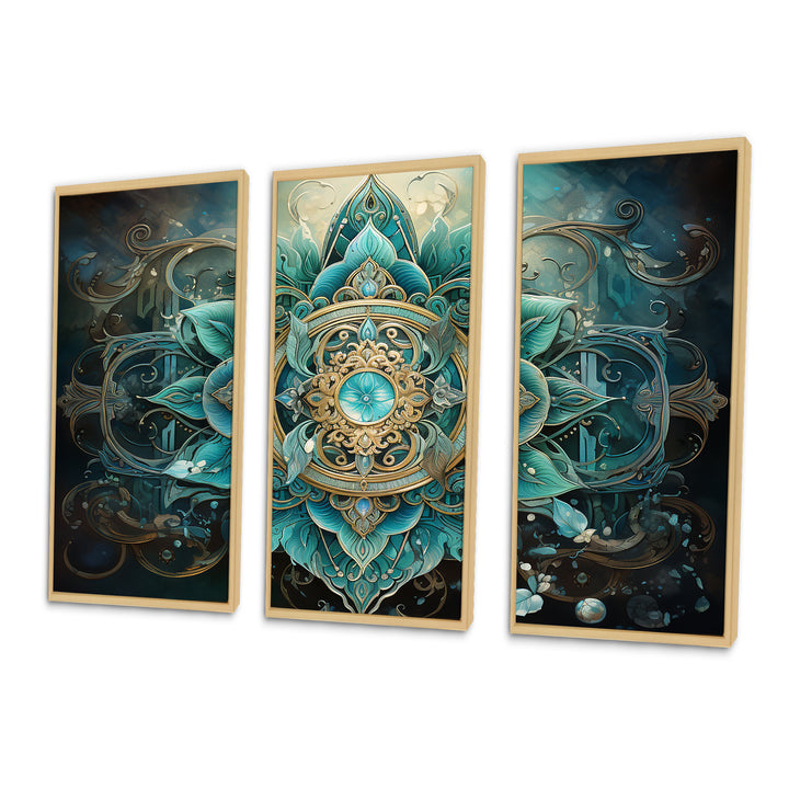 Hinduisim Sacred Om Symbol - Multi-Panels