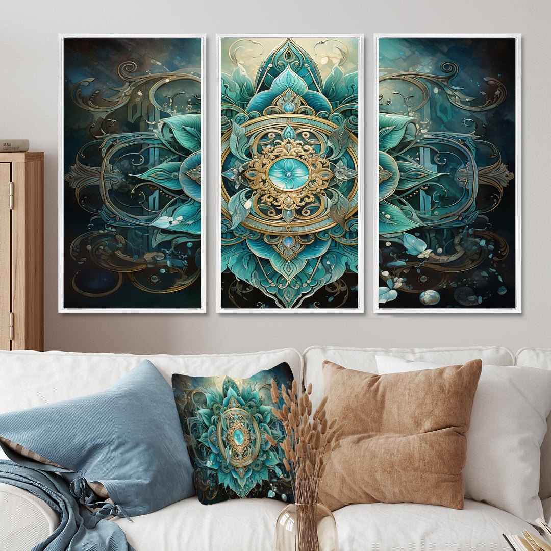 Hinduisim Sacred Om Symbol - Multi-Panels