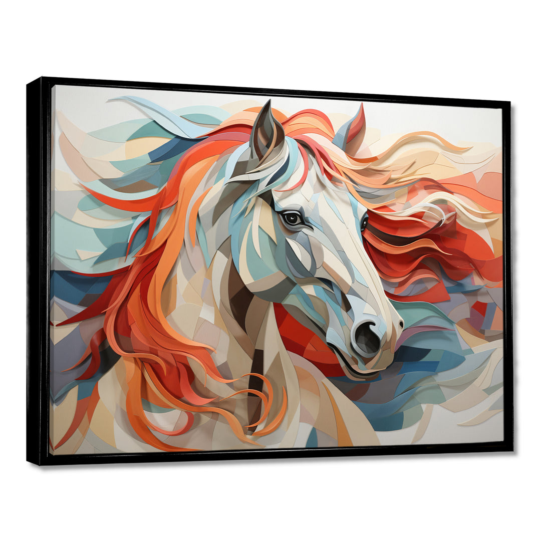 Colorful Horse Spirit Of Equus - Multi-Color Horse Wall Art
