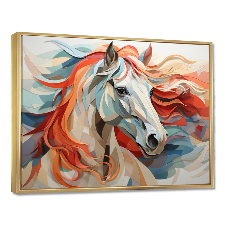 Colorful Horse Spirit Of Equus - Multi-Color Horse Wall Art