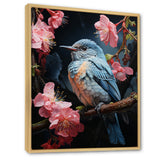 Blue Pink Hummingbird Enchanting Hum Pastoral - Hummingbird Wall Decor