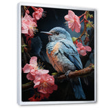 Blue Pink Hummingbird Enchanting Hum Pastoral - Hummingbird Wall Decor