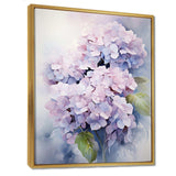 Purple Hydrangea Graceful Whispers - Floral Canvas Wall Art