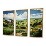 Ireland Emerald Isle This III - 3-Piece Canvas Wall Art
