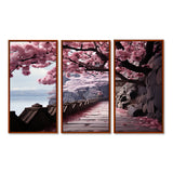 Japon Art Cherry Blossom Pink Path - Multi-Panels