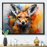 Kangaroo Bound Collage - Kangaroo Living Room Wall Art
