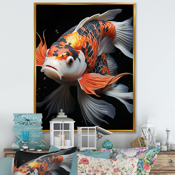 Orange Kois Fish Bold Contrasts - Koi&